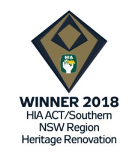Our Ainslie Heritage project wins two HIA awards