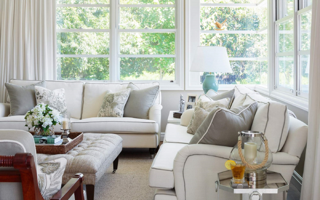 classic style living room sofa ottoman windows interior design canberra