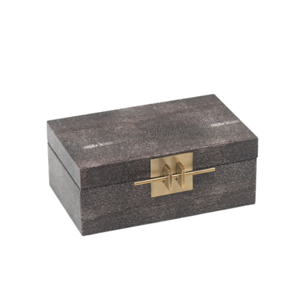 shagreen pin box brown small journey home interiors canberra