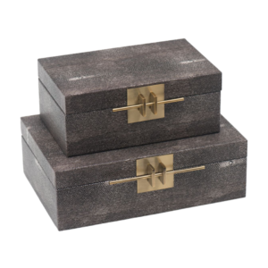 shagreen pin box brown journey home interiors canberra