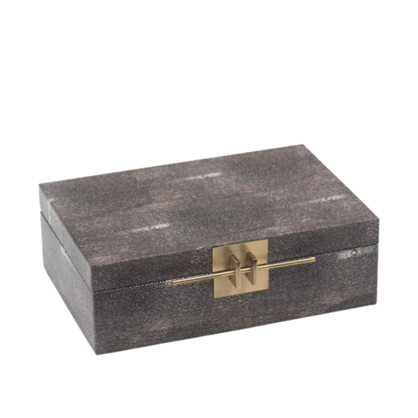 shagreen pin box brown large journey home interiors canberra